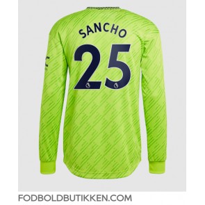 Manchester United Jadon Sancho #25 Tredjetrøje 2022-23 Langærmet